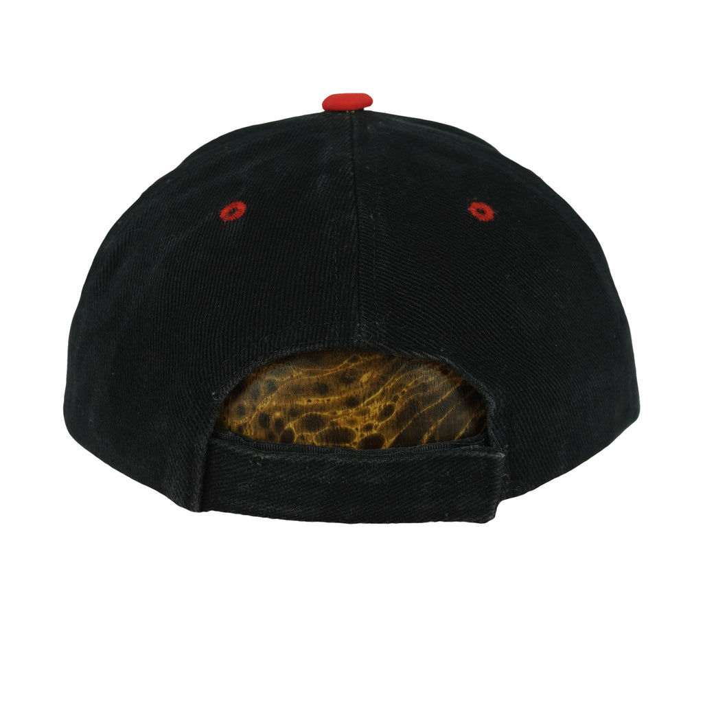 Vintage (No Fear) - Black Embroidered Adjustable Hat 1990s OSFA Vintage Retro