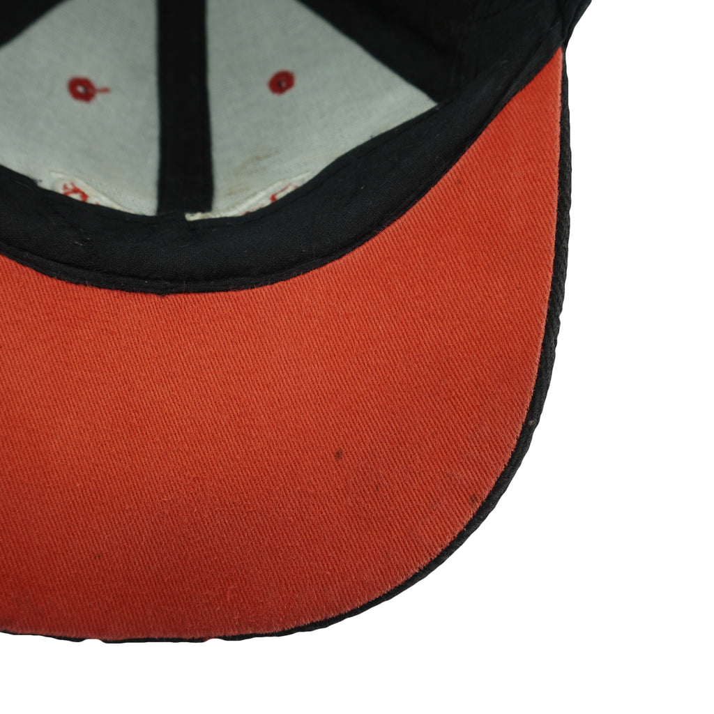Vintage (No Fear) - Black Embroidered Adjustable Hat 1990s OSFA Vintage Retro