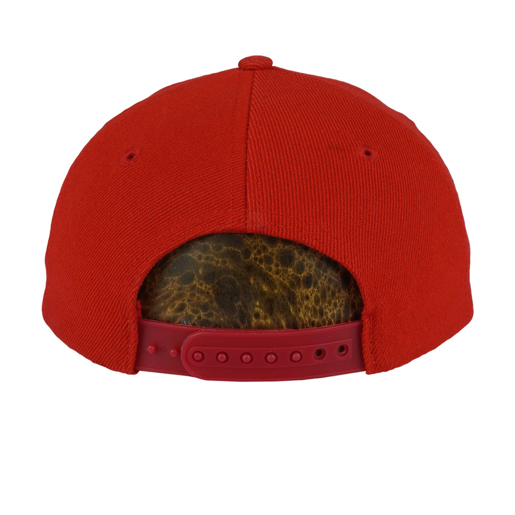 NHL (Twins) - Red Carolina Hurricanes Embroidered Snapback Hat 1990s OSFA Vintage Retro Hockey