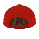 NHL (Twins) - Red Carolina Hurricanes Embroidered Snapback Hat 1990s OSFA Vintage Retro Hockey