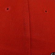 NHL (Twins) - Red Carolina Hurricanes Embroidered Snapback Hat 1990s OSFA Vintage Retro Hockey