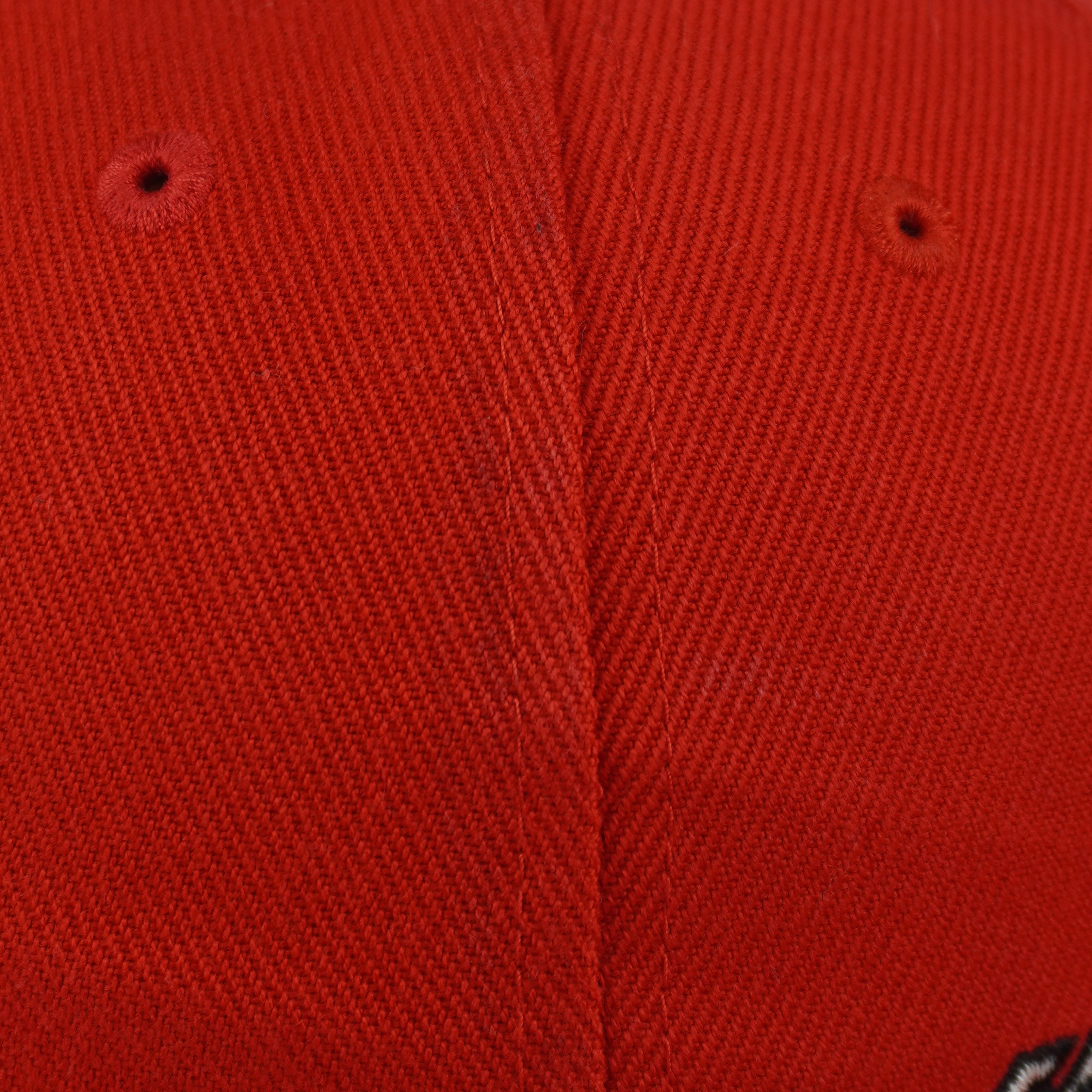 NHL (Twins) - Red Carolina Hurricanes Embroidered Snapback Hat 1990s OSFA Vintage Retro Hockey