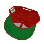 NHL (Twins) - Red Carolina Hurricanes Embroidered Snapback Hat 1990s OSFA Vintage Retro Hockey