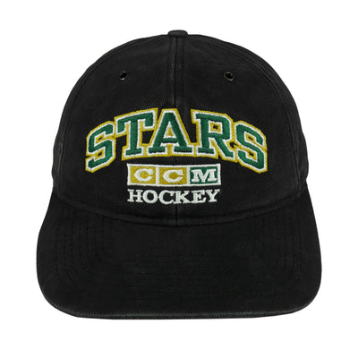 NHL (#1 Apparel) - Dallas Stars Spell-Out Strap back Hat 1990s OSFA