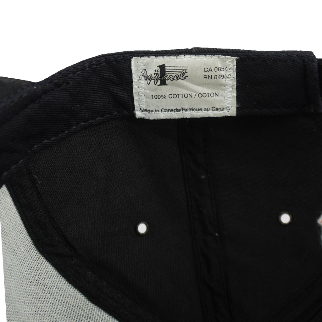 NHL (#1 Apparel) - Dallas Stars Spell-Out Strapback Hat 1990s OSFA Vintage Retro Hockey