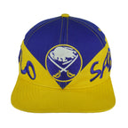 NHL - Buffalo Sabres Big Logo Snapback Hat 1990s OSFA Vintage Retro Hockey 