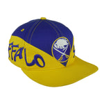NHL - Buffalo Sabres Big Logo Snapback Hat 1990s OSFA Vintage Retro Hockey