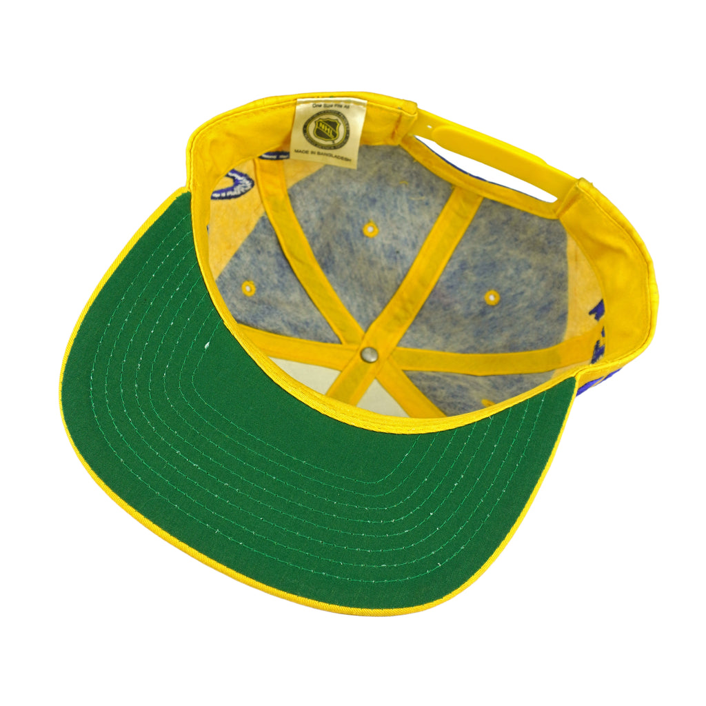 NHL - Buffalo Sabres Big Logo Snapback Hat 1990s OSFA Vintage Retro Hockey