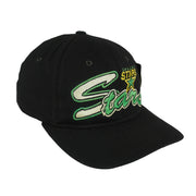 Starter (NHL) - Dallas Stars Spell-Out Deadstock Fitted Hat 1990s OSFA Vintage Retro Hockey