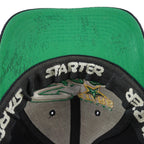 Starter (NHL) - Dallas Stars Spell-Out Deadstock Fitted Hat 1990s OSFA Vintage Retro Hockey