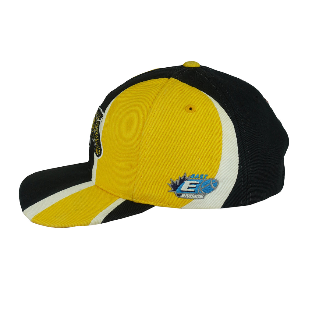 Reebok (CFL) - Hamilton Tiger-Cats Big Logo Strapback Hat 1990s OSFA Vintage Retro Football