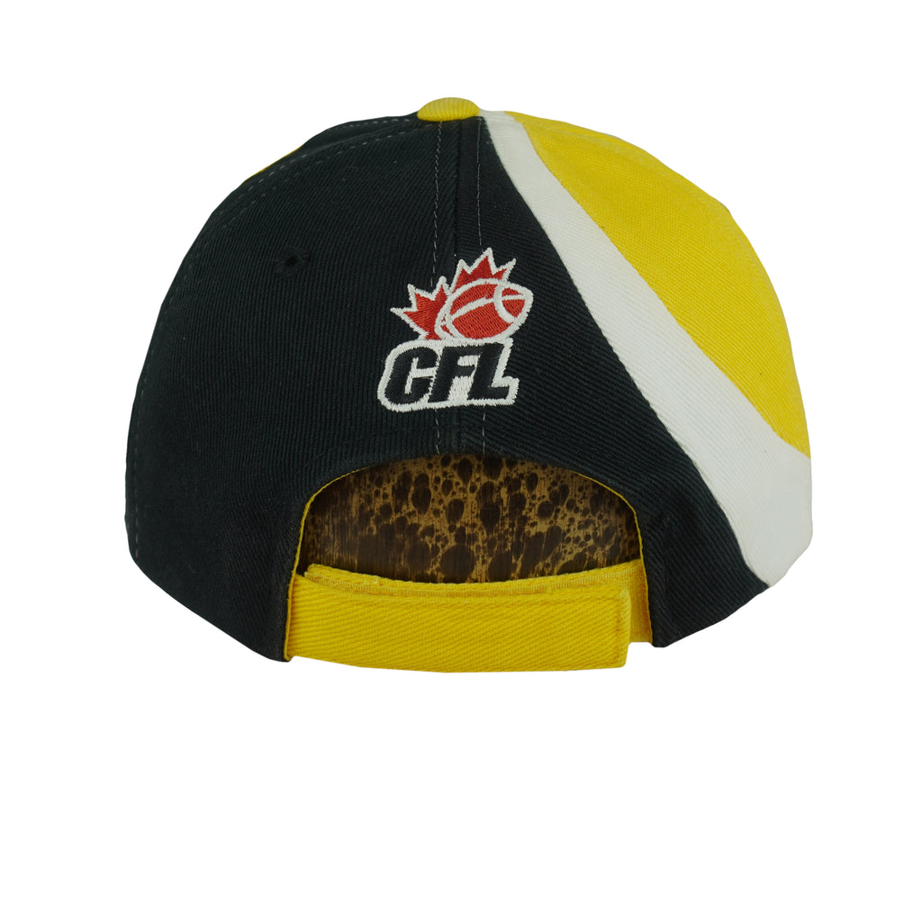 Reebok (CFL) - Hamilton Tiger-Cats Big Logo Strapback Hat 1990s OSFA Vintage Retro Football