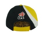 Reebok (CFL) - Hamilton Tiger-Cats Big Logo Strapback Hat 1990s OSFA Vintage Retro Football