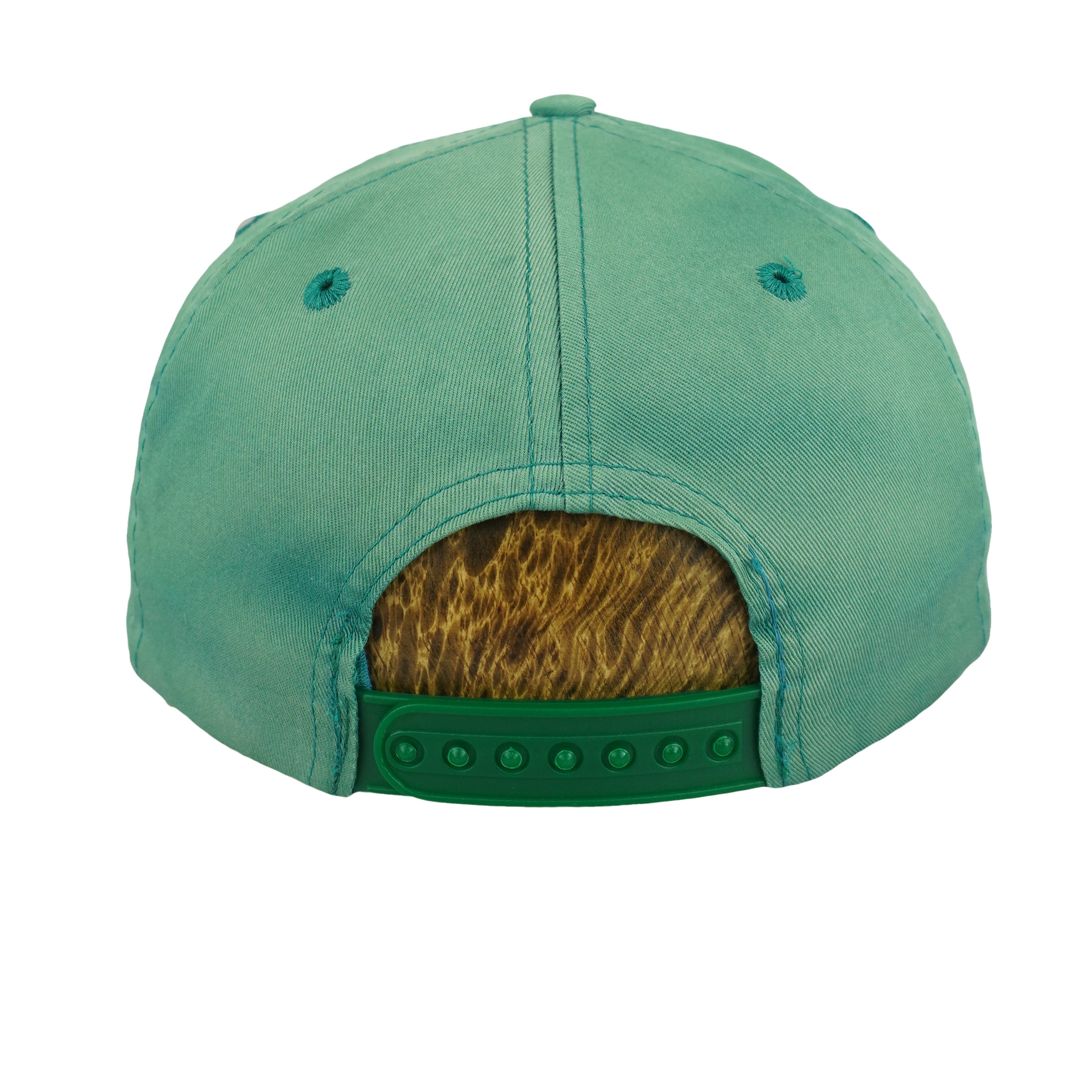 Adidas - Green Big spell-Out Snapback Hat 1990s OSFA Vintage Retro