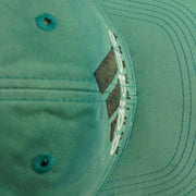 Adidas - Green Big spell-Out Snapback Hat 1990s OSFA Vintage Retro