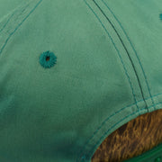Adidas - Green Big spell-Out Snapback Hat 1990s OSFA Vintage Retro