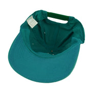 Adidas - Green Big spell-Out Snapback Hat 1990s OSFA Vintage Retro
