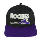 MLB (Twins) - Colorado Rockies Embroidered Snapback Hat 1990s OSFA Vintage Retro Baseball