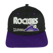 MLB (Twins) - Colorado Rockies Embroidered Snapback Hat 1990s OSFA Vintage Retro Baseball
