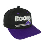 MLB (Twins) - Colorado Rockies Embroidered Snapback Hat 1990s OSFA Vintage Retro Baseball