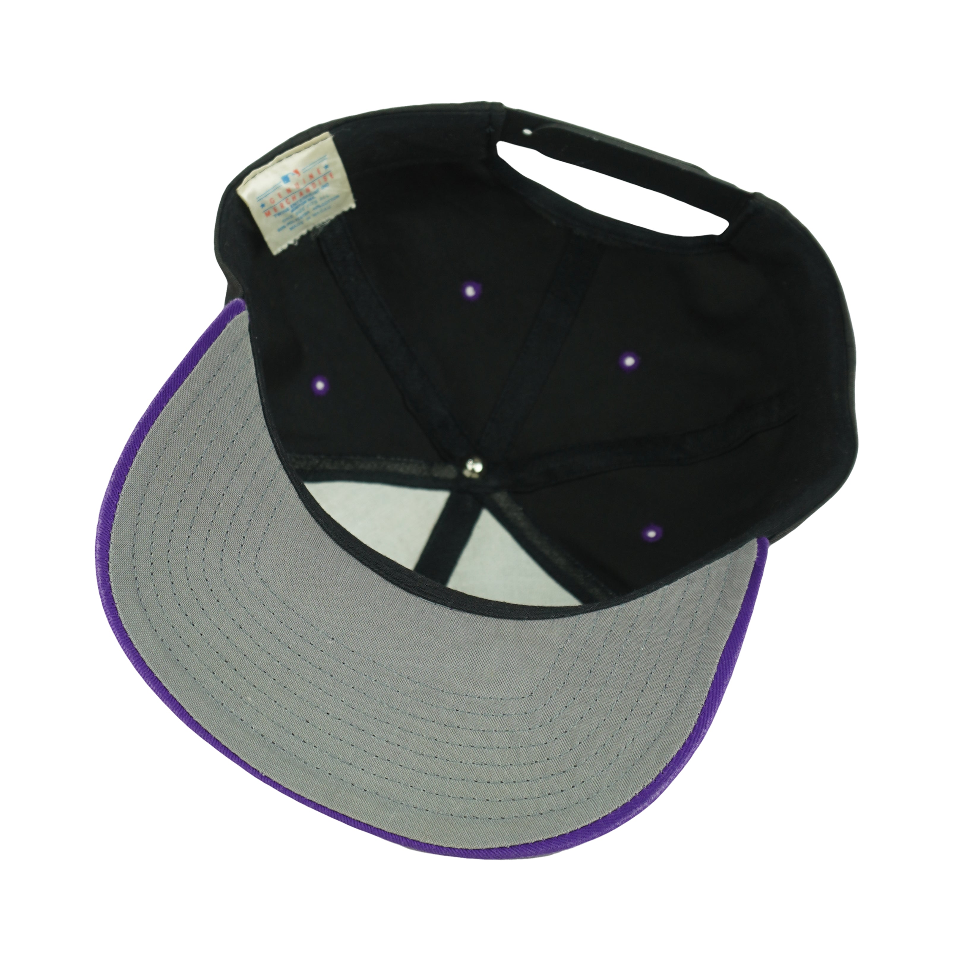 MLB (Twins) - Colorado Rockies Embroidered Snapback Hat 1990s OSFA Vintage Retro Baseball