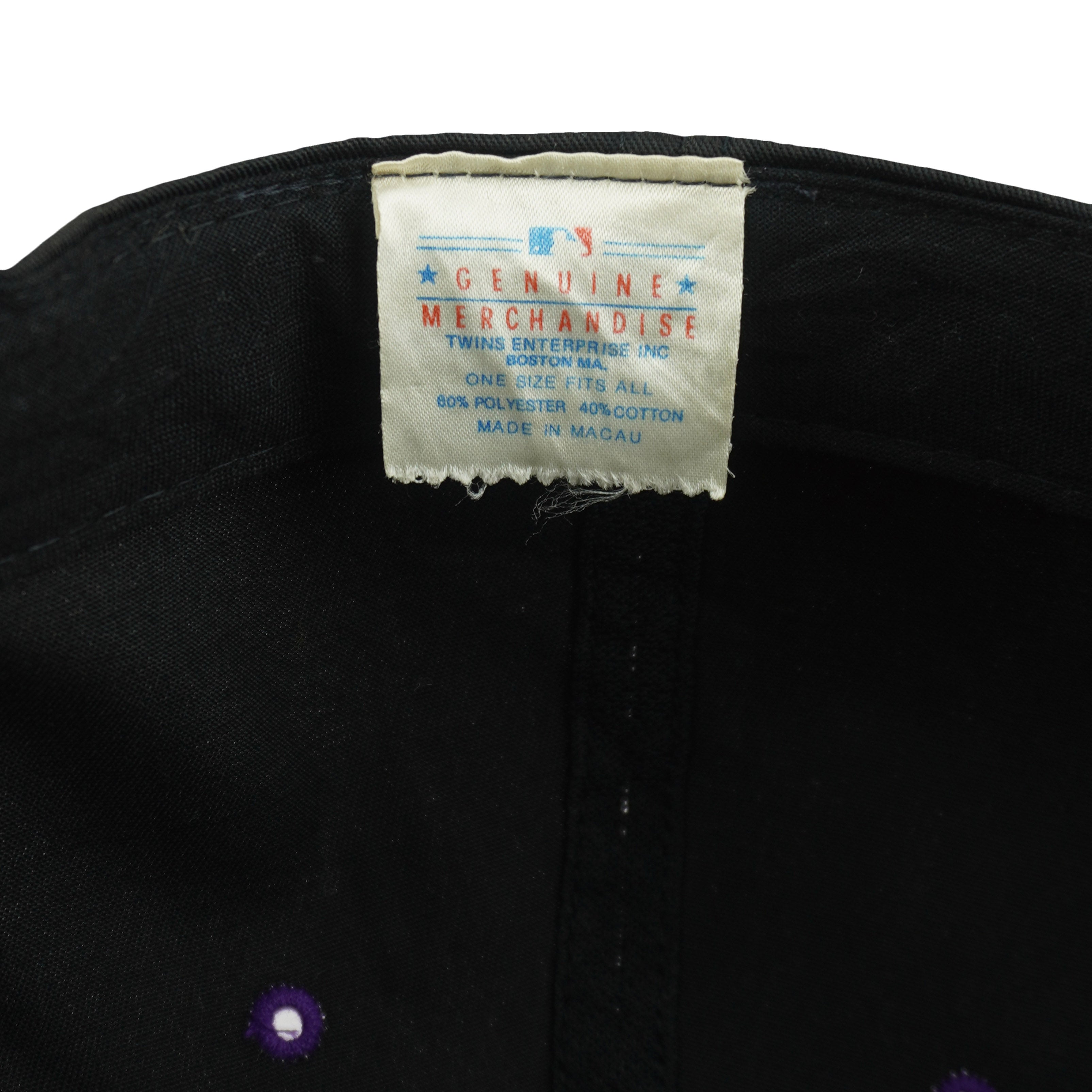 MLB (Twins) - Colorado Rockies Embroidered Snapback Hat 1990s OSFA Vintage Retro Baseball