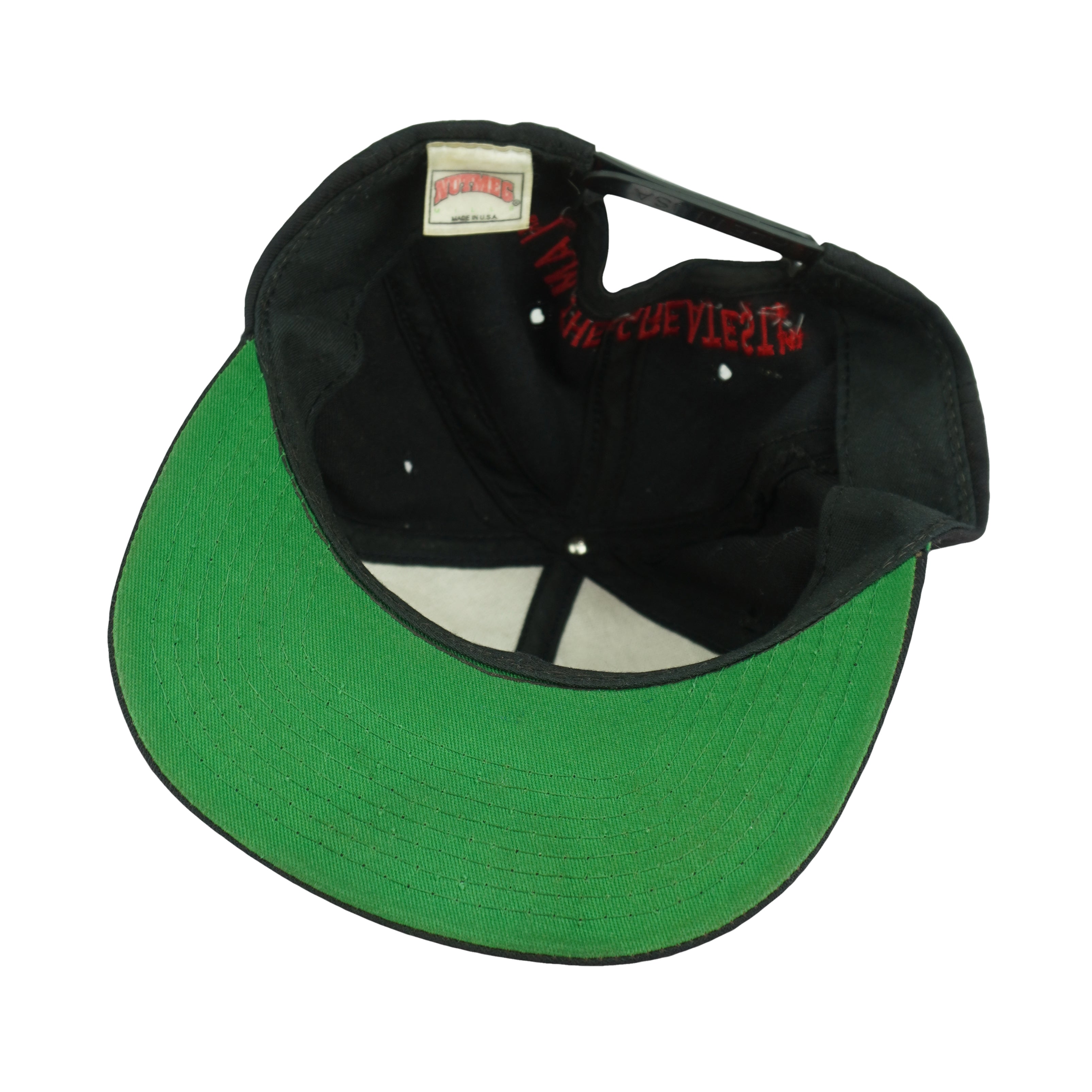 Vintage (Nutmeg) - Muhammad Ali Embroidered Snapback Hat 1990s OSFA Vintage Retro