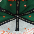 Vintage NCAA (Mitchell & Ness) - Miami Hurricanes Snapback Hat 2000s OSFA in green and orange