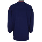 MLB (Lee) - Cleveland Indians V-Neck Sweatshirt 1990s Large Vintage Retro Baseball