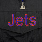 Starter (NHL) - New York Jets Hooded Puffer Jacket 1990s Large Vintage Retro Hockey