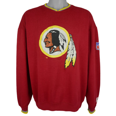 Starter (NFL)- Washington Redskins Embroidered Crew Neck Sweatshirt 1990s Large