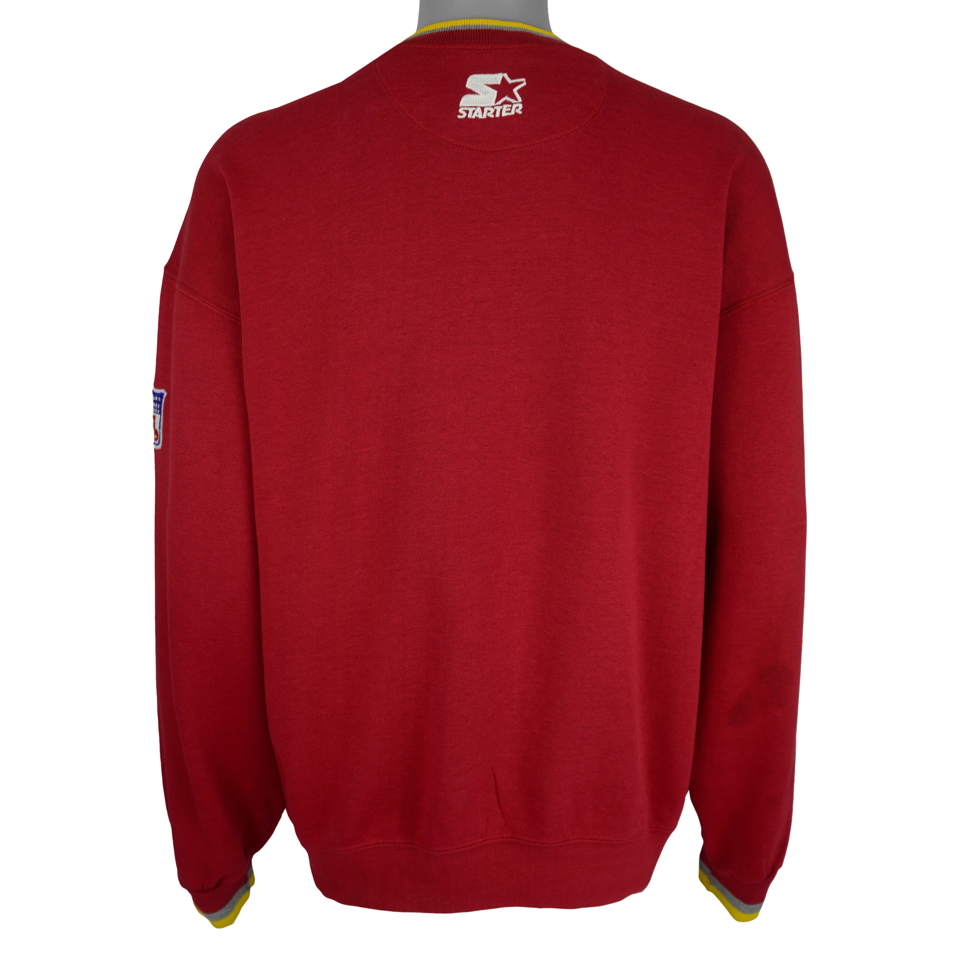 Starter (NFL) - Washington Redskins Embroidered Crew Neck Sweatshirt 1990s Large Vintage Retro Football