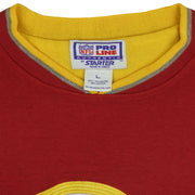 Starter (NFL) - Washington Redskins Embroidered Crew Neck Sweatshirt 1990s Large Vintage Retro Football