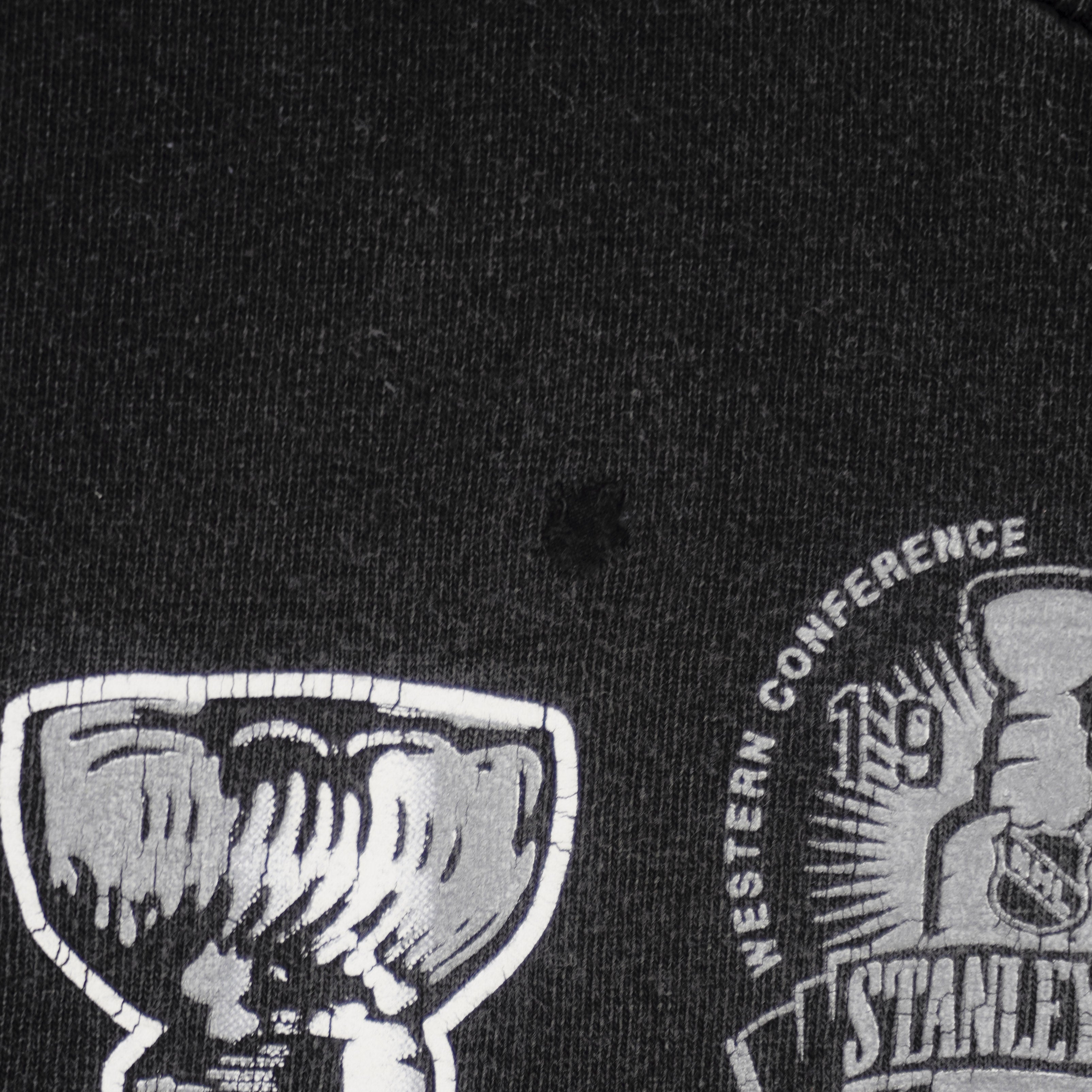 NHL (Waves) - Dallas Stars Stanley Cup Champions T-Shirt 1999 X-Large Vintage Retro Hockey