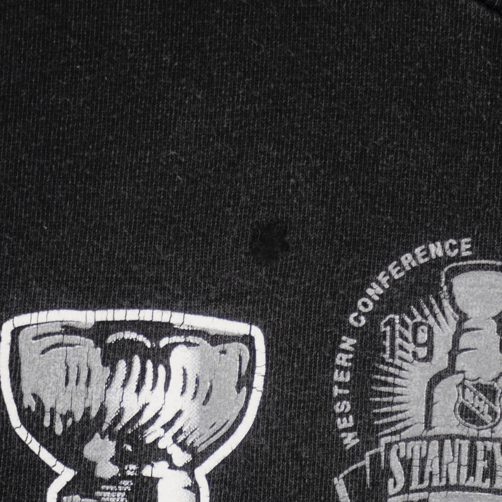 NHL (Waves) - Dallas Stars Stanley Cup Champions T-Shirt 1999 X-Large Vintage Retro Hockey