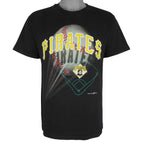 MLB (Hanes) - Pittsburgh Pirates Single Stitch T-Shirt 1995 Medium Vintage Retro Baseball
