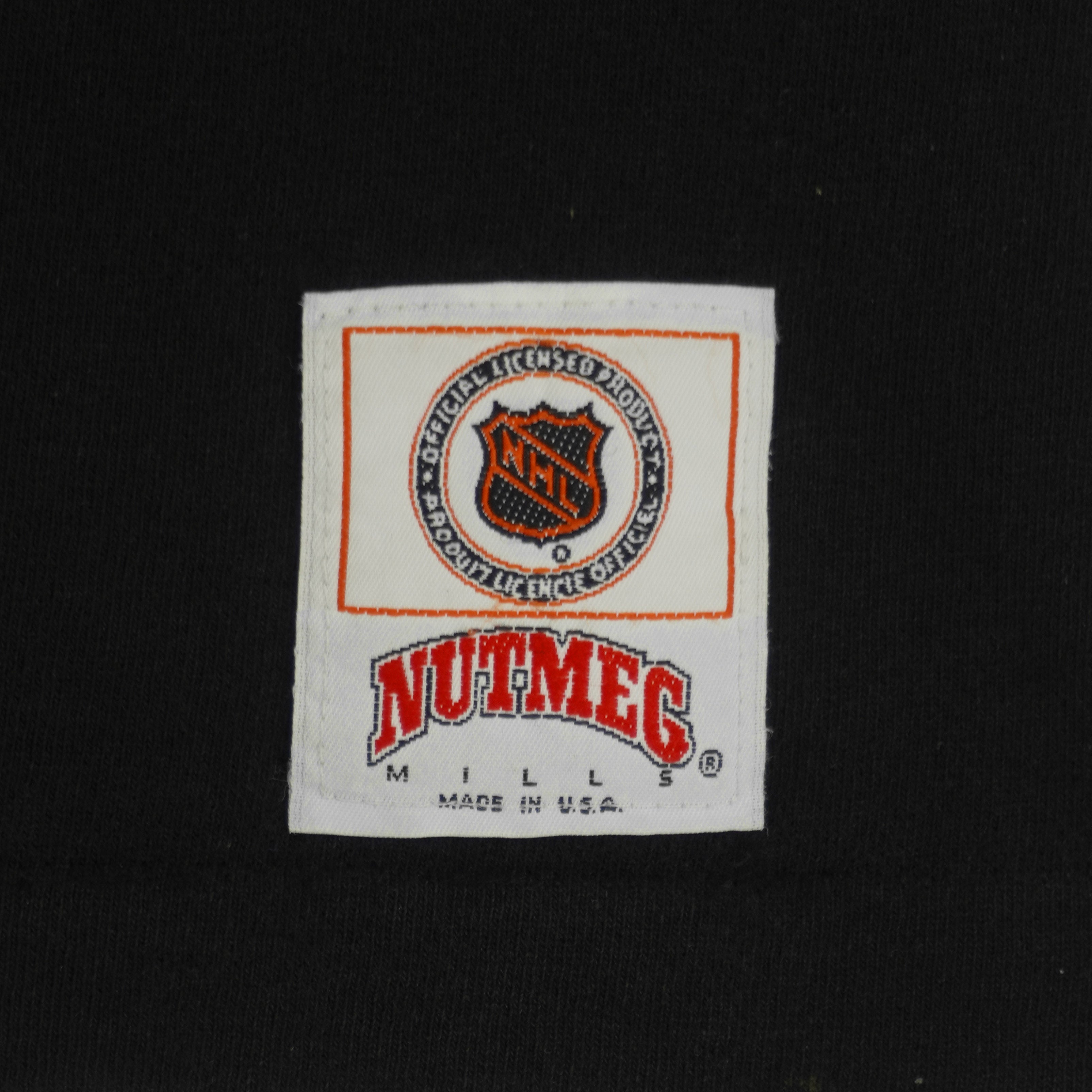 NHL (Nutmeg) - Pittsburgh Penguins Players T-Shirt 1990s Large Vintage Retro Hockey