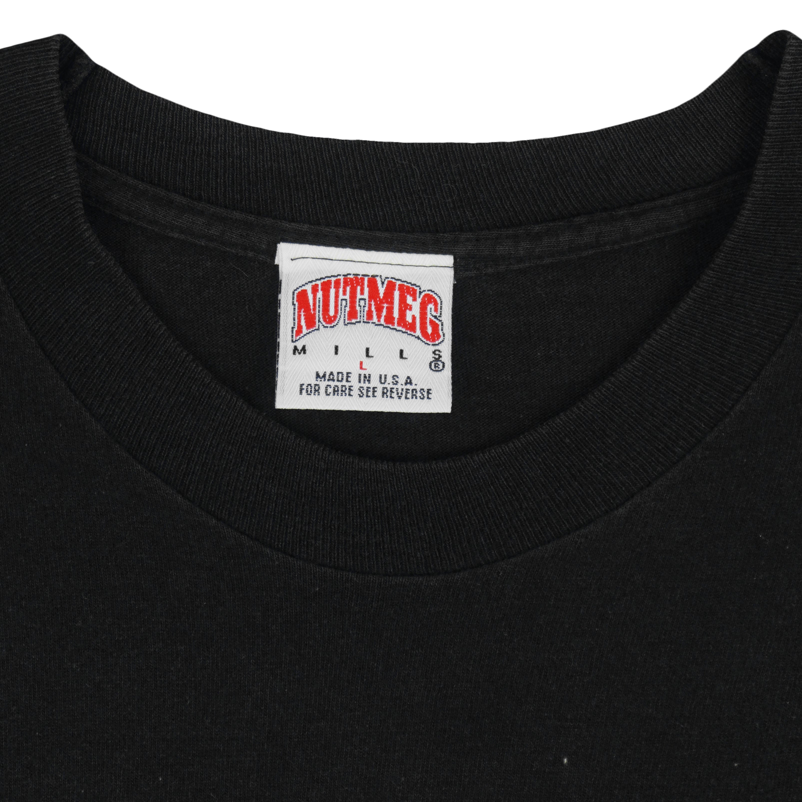 NHL (Nutmeg) - Pittsburgh Penguins Players T-Shirt 1990s Large Vintage Retro Hockey