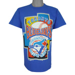 MLB (Sportacus) - Toronto Blue Jays Single Stitch T-Shirt 1993 Medium Vintage Retro Baseball
