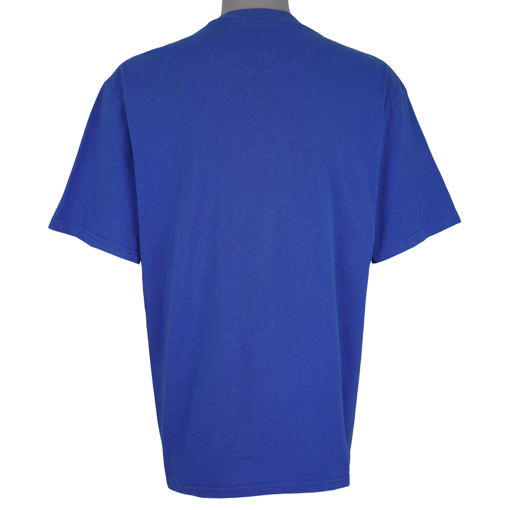 NHL (CSA) - St. Louis Blues Big Spell-Out T-Shirt 1990s Large Vintage Retro Hockey