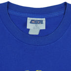 NHL (CSA) - St. Louis Blues Big Spell-Out T-Shirt 1990s Large Vintage Retro Hockey