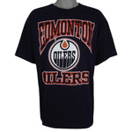 NHL (CGW) - Edmonton Oilers Big Spell-Out T-Shirt 1990s X-Large