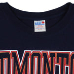 NHL (CGW) - Edmonton Oilers Big Spell-Out T-Shirt 1990s X-Large Vintage Retro Hockey