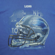 NFL - Detroit Lions Helmet T-Shirt 1990s X-Large Vintage Retro Football