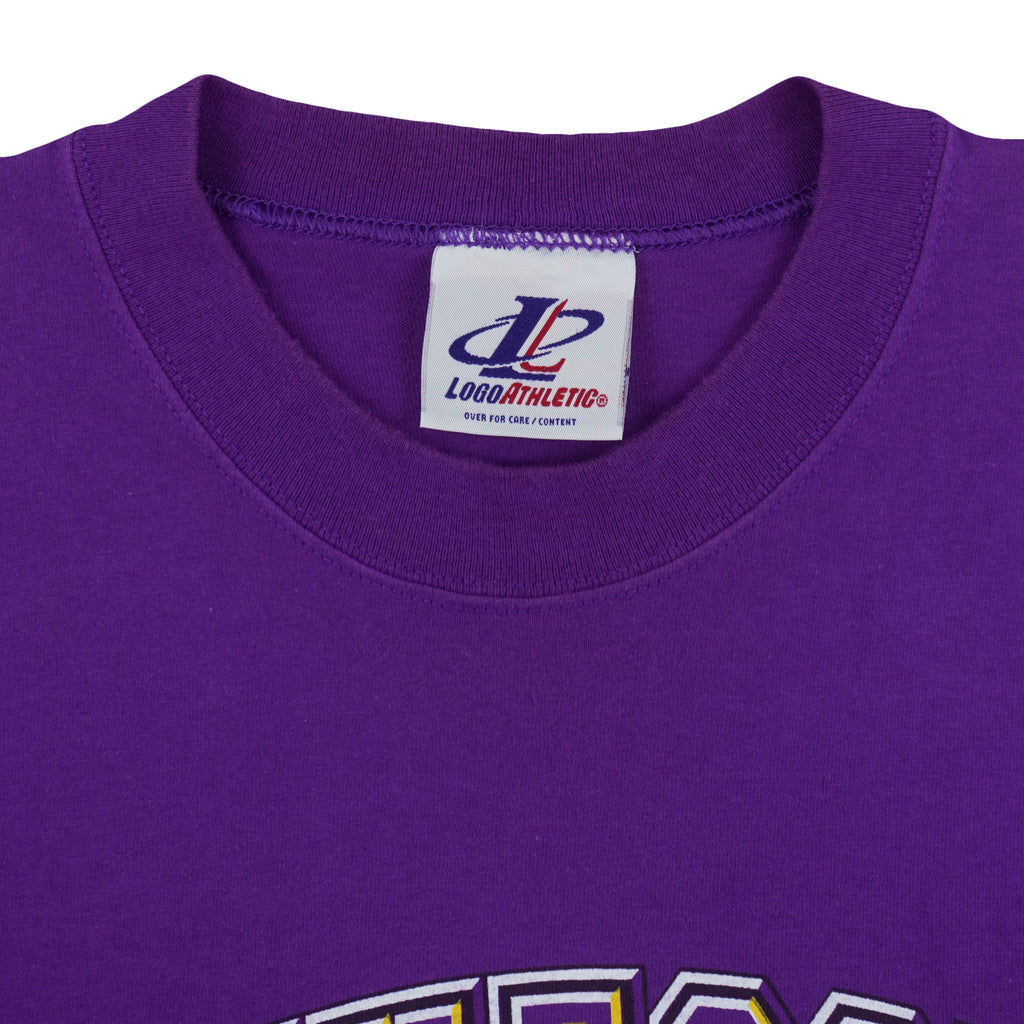 NFL (Logo Athletic) - Minnesota Vikings T-Shirt 1990s Large Vintage Retro Football