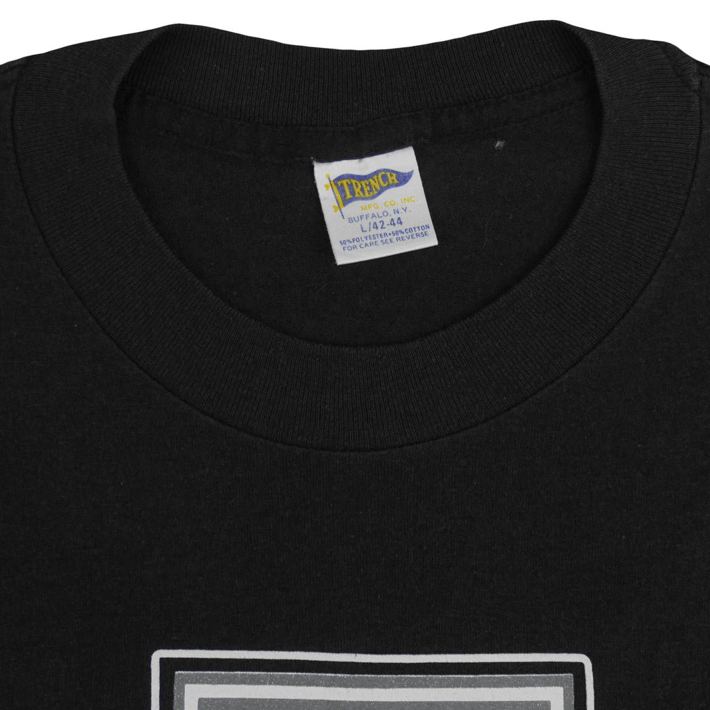 NHL (Trench) - Los Angeles Kings Wayne Gretzky #99 T-Shirt 1988 Large Vintage Retro Hockey