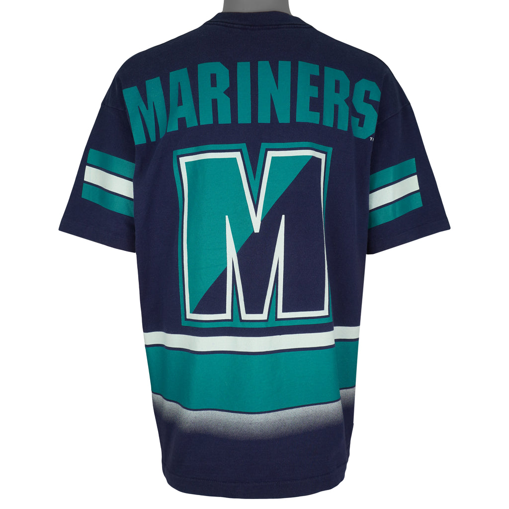 MLB (Salem) - Seattle Mariners Single Stitch T-Shirt 1994 X-Large Vintage Retro Baseball