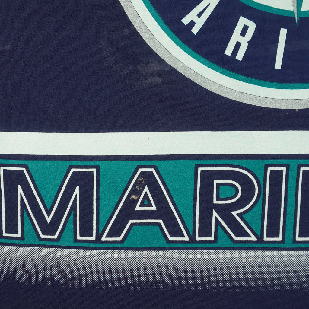 MLB (Salem) - Seattle Mariners Single Stitch T-Shirt 1994 X-Large Vintage Retro Baseball