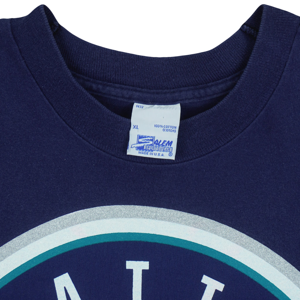 MLB (Salem) - Seattle Mariners Single Stitch T-Shirt 1994 X-Large Vintage Retro Baseball