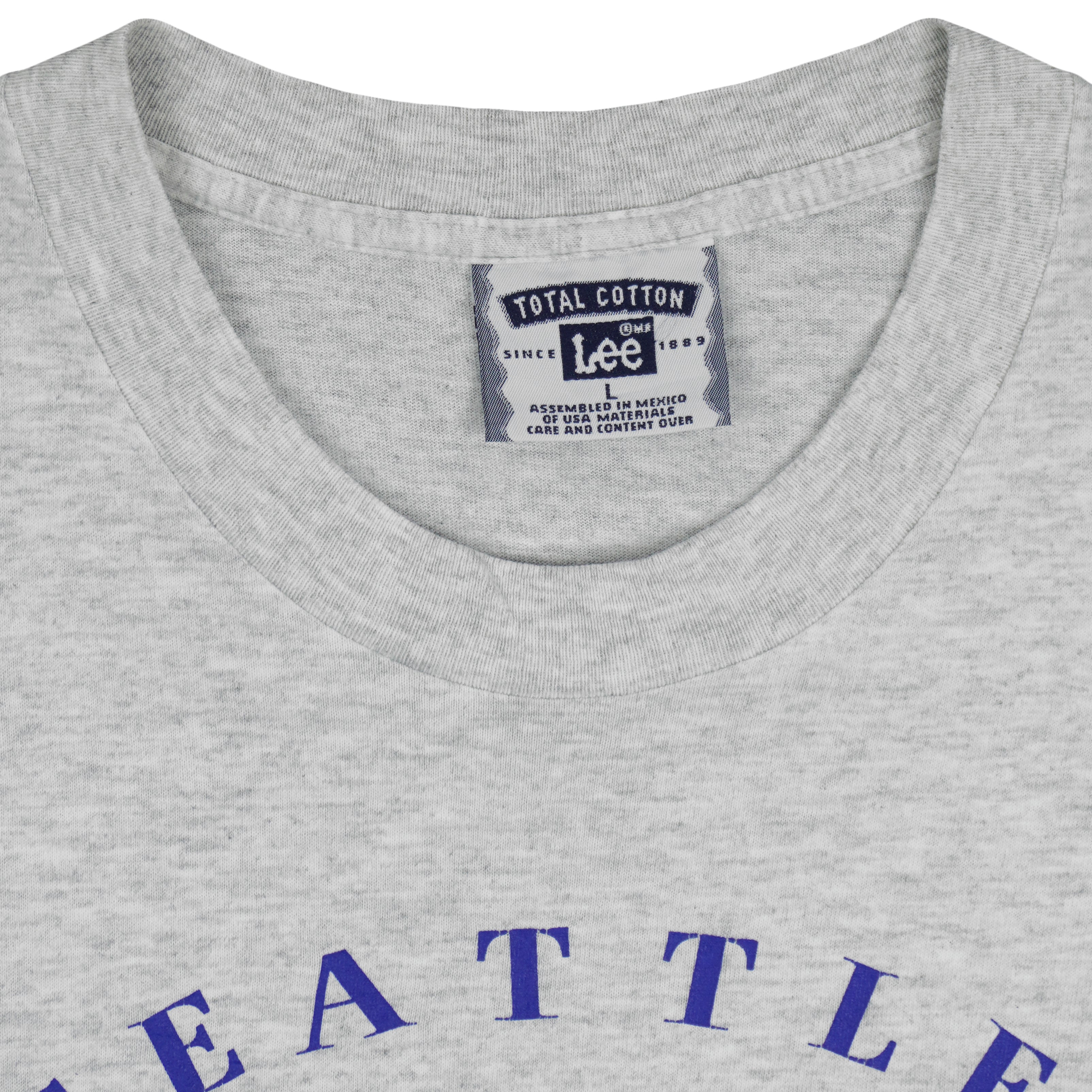 NFL (Lee) - Seattle Seahawks Team Pride T-Shirt 1999 Large Vintage Retro Football